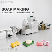 Machine à fabriquer du savon multi-capacités par extrusion sous vide, ligne de production de savon de lessive et de savon de toilette, avec extension et fonctionnement stable