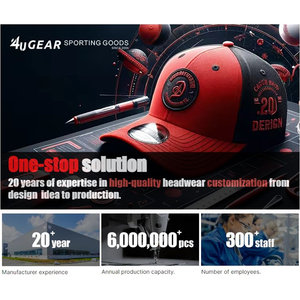 4 cappellini da Baseball in pelle Custom UGEAR Gorras ad alta frequenza 5 pannelli cappellini da Baseball con logo personalizzato cappellini Snapback per gli uomini - Product Image 3