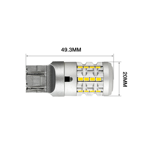 Lampadina LED per Auto T20 7443 ad Alta Potenza 23W 1700LM 3020SMD Senza Errori - Product Image 6