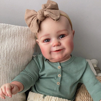 Poupées reborn rebondissantes et vives, poupées bébés en caoutchouc souple, jouets pour compagnons d'enfants, poupées de jeu