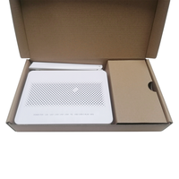 Modem Xpon Gpon 4GE + 1TEL + USB 2.4G 5G Modem jaringan serat optik Wifi Onu Ont