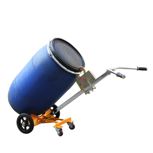 أسطوانة زيت الناقل شاحنة يدوية بمنصة نقالة أسطوانة زيت عربات طبل اليد عربة - Product Image 1