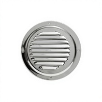 Plaque de ventilation horizontale ronde en acier inoxydable FOYO de 4/5 pouces, accessoires de quincaillerie pour yachts, salons marins, voitures