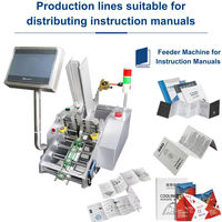 Machine d'alimentation automatique à friction à commande PLC, électrique, industrielle, haute vitesse, personnalisée, pour manuels d'instructions (vente en gros)