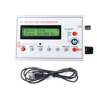 Hot FG-200 DDS Function Signal Generator Frequency Counter 0.01Hz - 500KHz Signal Source Module Sine+Square+Sawtooth Waveform