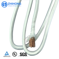 Vente directe usine du fil Litz torsadé 2USTC 0,07 mm 48 AWG, revêtu de cuivre et de soie, très demandé pour applications de chauffage