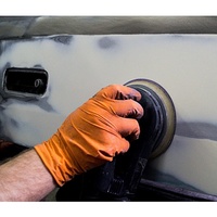 Disque de papier abrasif UWIN de 5 pouces (125 mm) avec support en film céramique violet, dureté moyenne, OEM pour la réparation de peinture automobile et le traitement des métaux