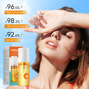 Idratante naturale organico SPF <span class=keywords><strong>50</strong></span> + <span class=keywords><strong>protezione</strong></span> <span class=keywords><strong>solare</strong></span> Spray olio sbiancante impermeabile <span class=keywords><strong>viso</strong></span> corpo Glow olio <span class=keywords><strong>protezione</strong></span> <span class=keywords><strong>solare</strong></span> - Product Image 5