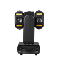 Nouvelle innovation : projecteur LED à tête mobile avec rotation infinie, stroboscope doré et projection laser R&G pour éclairage de scène disco DJ