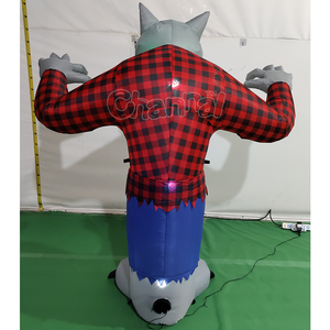 Décoration d'<span class=keywords><strong>Halloween</strong></span> gonflable de 1,8 m de haut : Loup-garou effrayant personnalisé pour <span class=keywords><strong>activités</strong></span> estivales de saison hivernale - Product Image 4