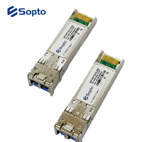 Module vidéo SFP Sopto 12G SDI, double émetteur 1310nm 20km, interface LC, transceivers à fibre optique pour applications FTTX