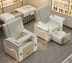 Sillón reclinable multifuncional eléctrico para spa de uñas, baño de pies, pestañas y embellecimiento de pies, producto exclusivo para salón de belleza. - Product Image 1
