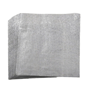 <span class=keywords><strong>Tovaglioli</strong></span> <span class=keywords><strong>Argento</strong></span> Lucido 3-Veli 33x33cm <span class=keywords><strong>Carta</strong></span> Velina Lucida <span class=keywords><strong>di</strong></span> Alta Qualità - Product Image 1