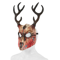 Nouveau produit Masque en latex en forme de crâne de cerf et d'os de mouton pour enfants SKN09 Accessoires de personnage détachables Halloween COS Huaqi Fabriqué en Chine
