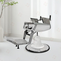 Meubles de salon de coiffure, chaise de salon de coiffure professionnelle, cadre de chaise de barbier inclinable pour chaise de coiffure