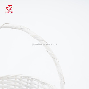 JY toptan küçük hediye ambalaj sepetleri beyaz düğün sepetleri çiçek kız hediye depolama paketi veya sepet satış hediyeler için - Product Image 5