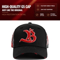 Casquettes de baseball originales de haute qualité 31 El Mago en daim, casquettes Rude G5 à visière incurvée avec strass