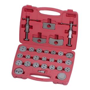 Outils à main de réparation automatique fabriqués à Taiwan 29 pièces Kit d'outils universels pour étrier de frein à disque - Product Image 2