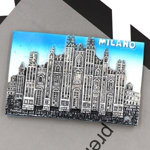 Aimant pour réfrigérateur en résine italienne Witt <span class=keywords><strong>Venise</strong></span> Milano City Buildings Souvenirs touristiques imprimés en 3D cadeaux de décoration intérieure - Product Image 4