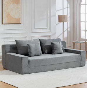 Juego de Sofá Cama Modular de Tela Comprimida al Vacío, Reclinable, Diseño Moderno, Esponja, Ideal para Salas de Estar y <span class=keywords><strong>Apartamentos</strong></span> Pequeños - Product Image 3