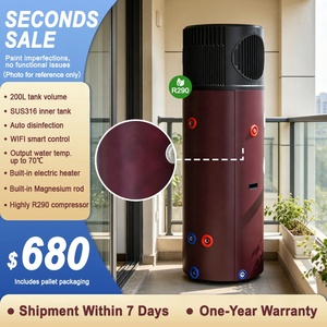 Pompe à chaleur air-eau monobloc SUNTREE R290, chauffe-eau 200L, eau chaude 70°C, réservoir en acier inoxydable, articles en promotion de deuxième main - Product Image 2