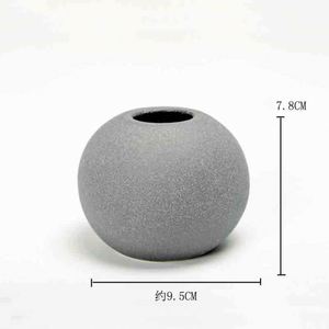 Joli vase à fleurs en céramique de dolomite émaillée pour la maison - Product Image 6