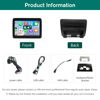 AUTOABC Écran de tableau de bord Linux 8,4 pouces Mercedes Benz NTG4.5 ML GL GLE CarPlay sans fil Android Auto Écran tactile Lien miroir 1 an