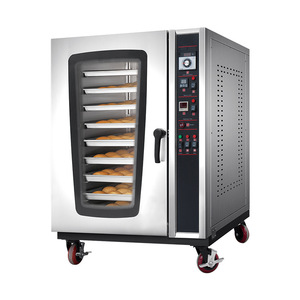 <span class=keywords><strong>Horno</strong></span> <span class=keywords><strong>de</strong></span> Panadería Comercial SURRI <span class=keywords><strong>de</strong></span> <span class=keywords><strong>10</strong></span> <span class=keywords><strong>Bandejas</strong></span> con Circulación <span class=keywords><strong>de</strong></span> Aire Caliente y Función <span class=keywords><strong>de</strong></span> Vapor, Fácil Operación, 2 Años <span class=keywords><strong>de</strong></span> Garantía - Product Image 3