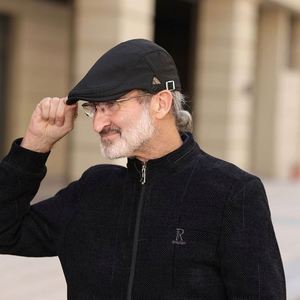 Casquette de golf décontractée en coton personnalisée pour l'hiver avec logo sur mesure, couleur noire et marron, fabriquée en Chine pour hommes - Product Image 6