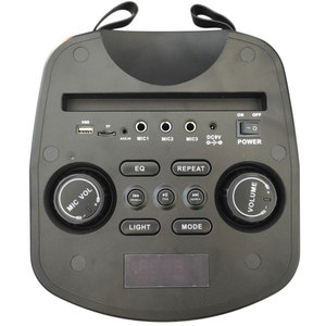 Rechargeable Bluetooth <b>Speaker</b> 2x6 With <b>USB</b> SD Card LED Lights Portable - Product Image 5