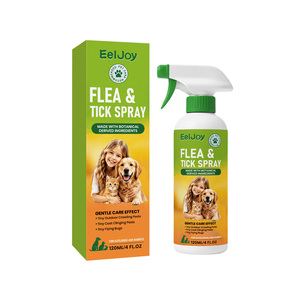 Spray Répulsif Anti-Puces, Tiques et Moustiques Moderne <span class=keywords><strong>pour</strong></span> Animaux de Compagnie (Chiens, Chats, Lapins) à la Citronnelle – Anti-Tiques Toutes Saisons, Contre les Démangeaisons Cutanées, Sans Résidus Collants - Product Image 1