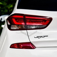 3D Métal Voiture Avant Grille Badge Arrière Tronc Autocollant GT Ligne Logo Emblème pour KIA K3 K5 KX5 Sportage Rio pour Peugeot GT RCZ 508