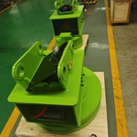 Ventouse magnétique hydraulique pour excavatrice Aimant de levage magnétique durable et résistant à la chaleur