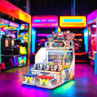 Système de paiement de pièce de monnaie de console de jeu vidéo de tir de simulateur à jetons pour le centre de jeu d'intérieur