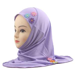 Hermoso Turbante Floral para Adultos, Lindo Pañuelo Malayo de Poliéster Jersey, Duradero, para las 4 Estaciones, Moderno, Hijab Instantáneo con Imán para Uso Diario - Product Image 2