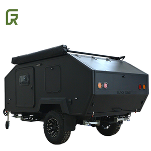 China El mejor remolque de viaje RV eléctrico Camping Aluminio y Expable Slide Out Remolque todoterreno europeo de lujo con panel solar - Product Image 4