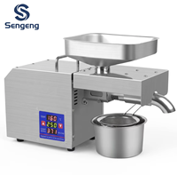 Mini presse à beurre de cacao automatique, extracteur d'huile pour petites entreprises, pressage à froid et à chaud des fèves de cacao, des arachides et des graines de sésame