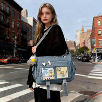 Sac à bandoulière Itabag personnalisé avec accessoires mignons, sac messager décontracté en nylon, sac à main léger, sac Ita