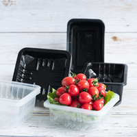 Boîte alimentaire jetable Lock Fresh Box Waimai Liqiang en PP, forme carrée, épaisseur 1 mm, impression de logo personnalisable