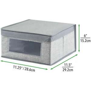 Foldable <b>Storage</b> Box Moveable <b>Storage</b> Box <b>Storage</b> Box With Trolley Visible Window Design - Product Image 5