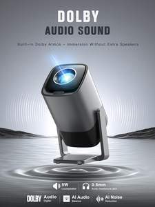 [รองรับ <span class=keywords><strong>Netflix</strong></span> TOF โฟกัสแบบเรียลไทม์] มินิโปรเจคเตอร์อัจฉริยะ WiFi สำหรับ XuanPad 1080P ลำโพงในตัว พกพาสะดวก ปรับคีย์สโตนได้ - Product Image 6