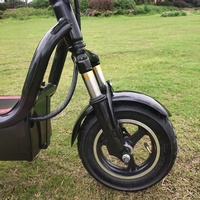 Mini scooter électrique à trois roues et panier avant et siège de haute qualité pour adultes