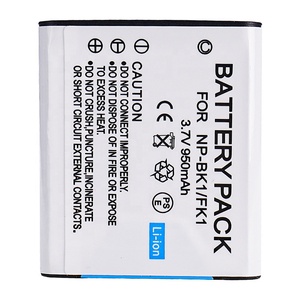 แบตเตอรี่กล้อง NP-BK1แบตเตอรี่สำหรับ Sony <span class=keywords><strong>cybershot</strong></span> S750 S780 DSC-W180 W190 PMI PM5 3.7V 950mAh - Product Image 2