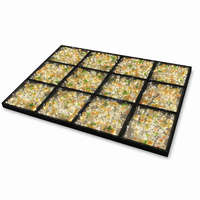 Lumière de scène à LED RGBW 30W personnalisée en usine, à carrelage mobile, contrôle DMX512/activation sonore, étanche IP55, alimentée par batterie