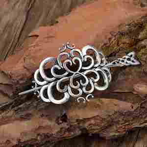 Épingle à cheveux nœud celtique Viking, bâtonnet à cheveux rétro irlandais, accessoires pour cheveux pour femmes, cadeau fête des Mères - Product Image 5