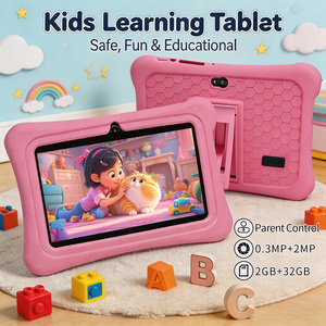 Tablet con Supporto a Nido d'Ape 7 Pollici Android 12 Educativo 2GB MTK Quad Core per Bambini Base Antiscivolo Videoconferenze a Mani Libere WiFi GPS - Product Image 4