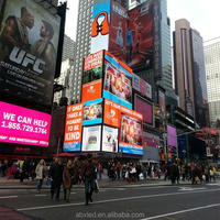Affichages numériques LED d'extérieur à installation fixe, avant et arrière, P4 P5, panneaux publicitaires, écrans publicitaires