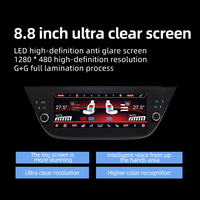 Écran tactile LCD numérique 8,8 pouces, panneau de climatisation, contrôleur de climatisation automatique, commande vocale pour BMW Série 1 2016-2023