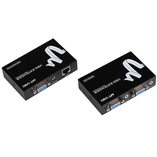 MT-VIKI VGA Extender 200m Audio and Video Rx Tx Rj45 Over Cat5E/6 Lan Cable