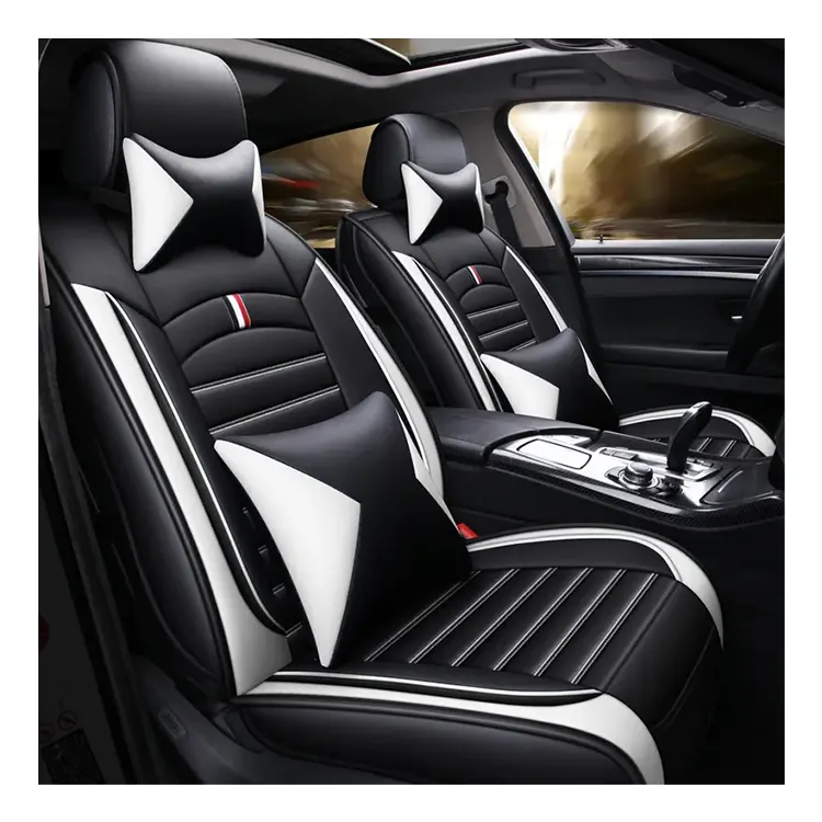 Penutup kursi mobil kustom asli kulit kualitas tinggi untuk 2009-2022 Dodge Ram 1500 penutup Set lengkap